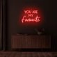 You Are My Favorite LED Neon Sign