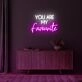 You Are My Favorite LED Neon Sign