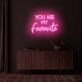 You Are My Favorite LED Neon Sign