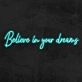 Believe In Your Dreams Neon Sign