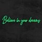 Believe In Your Dreams Neon Sign