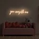 You Complete Me LED Neon Sign