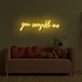 You Complete Me LED Neon Sign