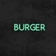 Burger Neon Sign
