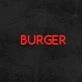 Burger Neon Sign