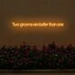 Two bridegrooms are better than one LED Neon Sign