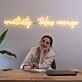 Creativity Takes Courage Neon Sign