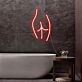Curvy Hips Neon Sign