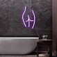 Curvy Hips Neon Sign