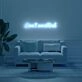 Dont Overthink Neon Sign