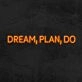 Dream Plan Do Neon Sign