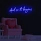 And so it begins LED Neon Sign