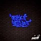 Fck It Lets Do It Lettering Neon Sign