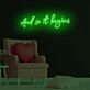 And so it begins LED Neon Sign