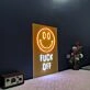 Fck Off Smiley Emoji Neon Sign