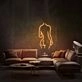 Female Figure Outline Neon Sign