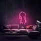Female Figure Outline Neon Sign