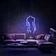 Female Figure Outline Neon Sign