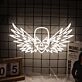 Flying Skull Neon Sign