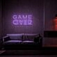 Game Over Neon Sign