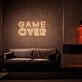 Game Over Neon Sign