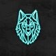 Geo Wolf Neon Sign