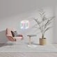 Geometric Cube Neon Sign
