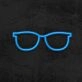 Glasses Neon Sign