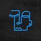Graphic Face Neon Sign
