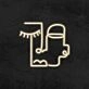 Graphic Face Neon Sign