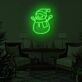 Snowman LED Sign