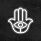 Hamsa Neon Sign