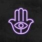 Hamsa Neon Sign