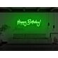 Happy Birthday Cursive Neon Sign