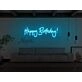 Happy Birthday Cursive Neon Sign