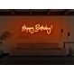 Happy Birthday Cursive Neon Sign