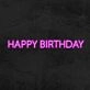 Happy Birthday Neon Sign