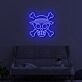 Skull with sun hat LED Neon Sign