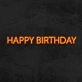 Happy Birthday Neon Sign