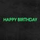 Happy Birthday Neon Sign