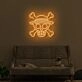 Skull with sun hat LED Neon Sign