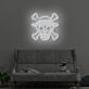 Skull with sun hat LED Neon Sign