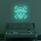 Skull with sun hat LED Neon Sign