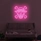 Skull with sun hat LED Neon Sign