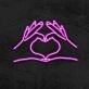 Heart Hands Neon Sign