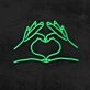 Heart Hands Neon Sign