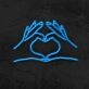 Heart Hands Neon Sign