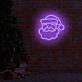 Santa Face LED Neon Sign