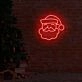 Santa Face LED Neon Sign