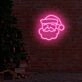 Santa Face LED Neon Sign